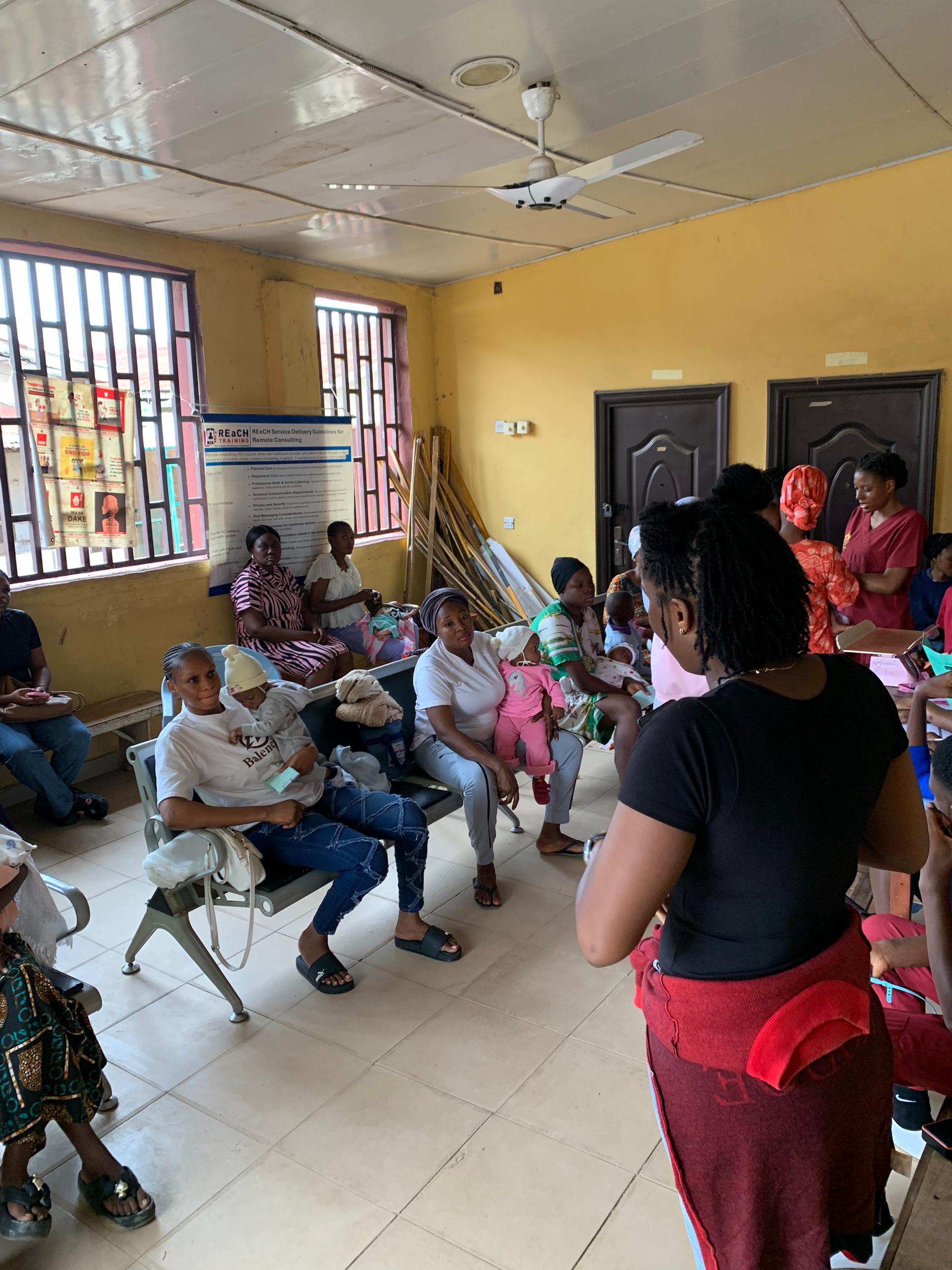 Q&A session with students