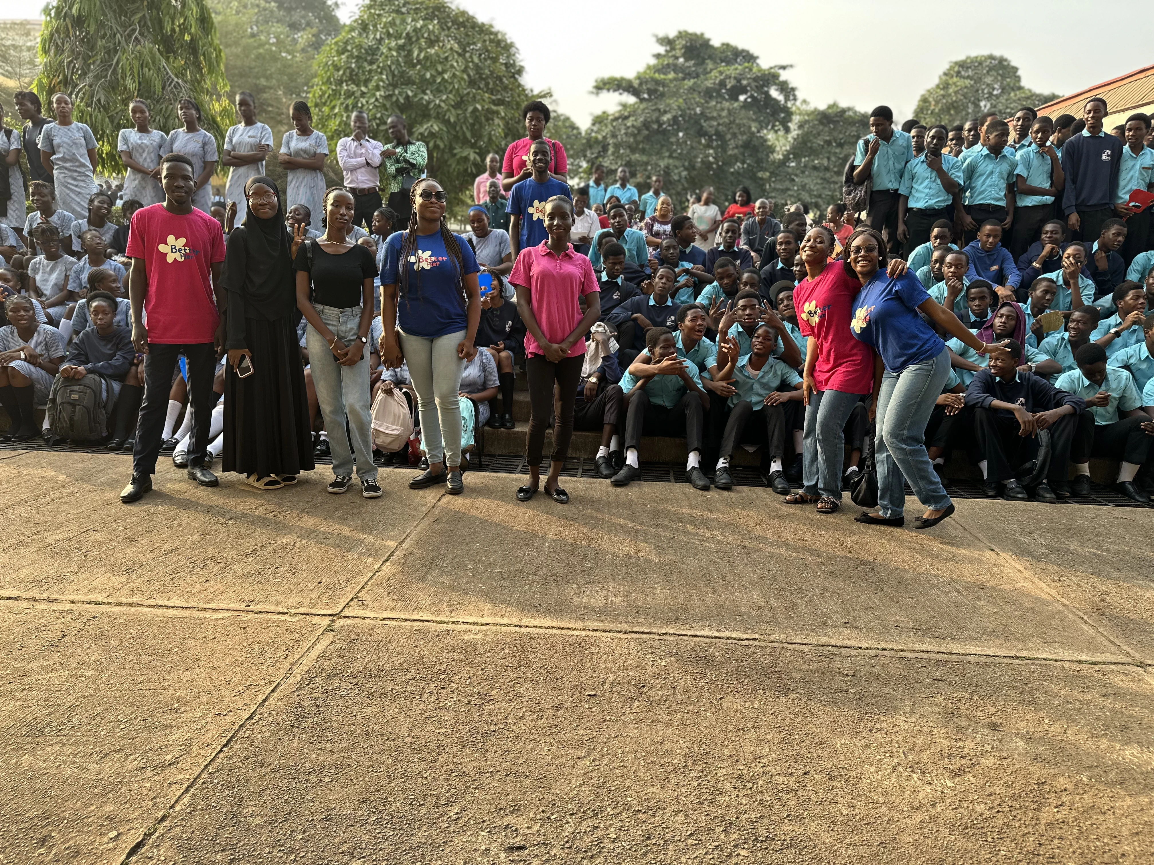 Group photo with participants