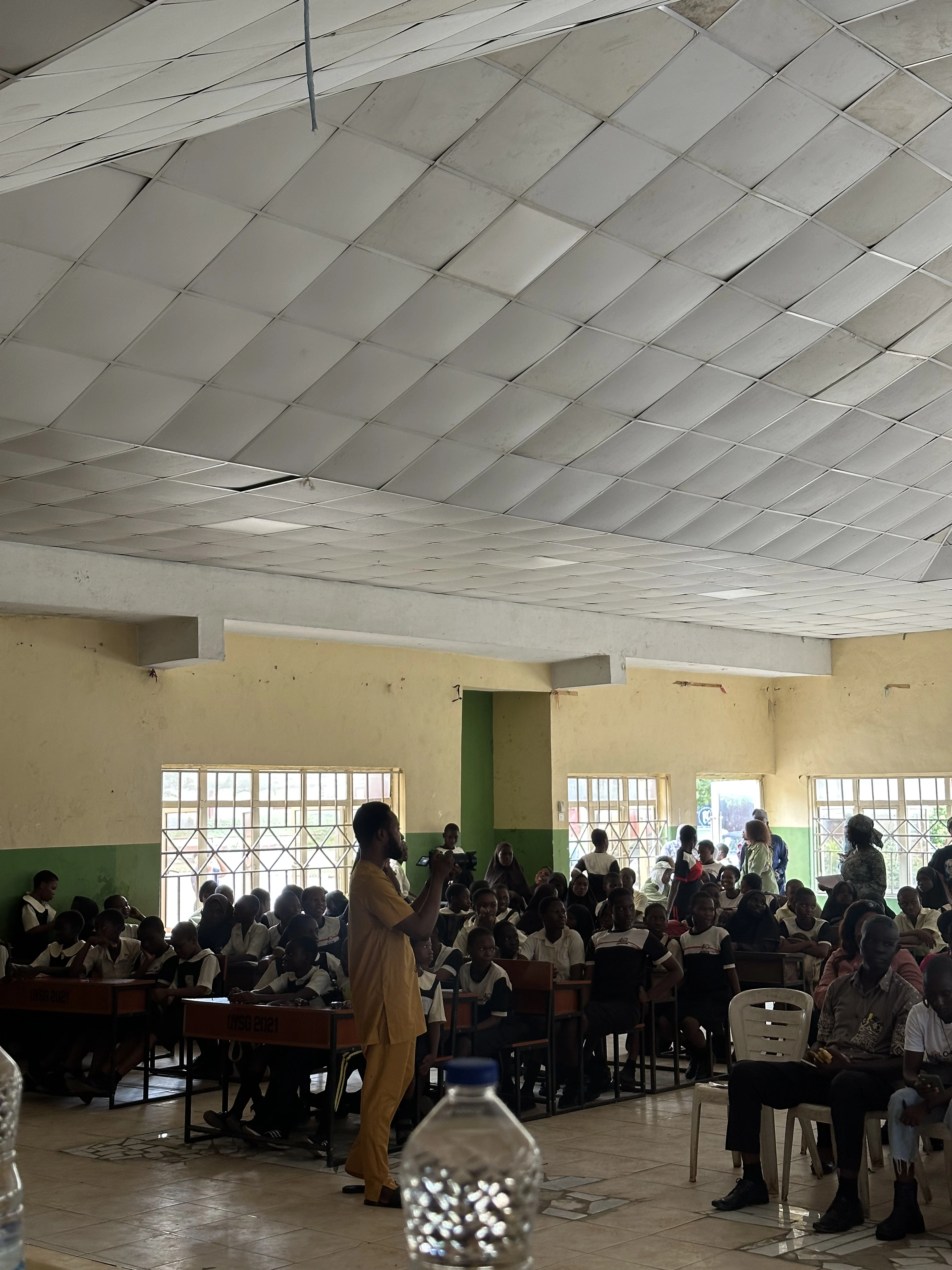 Distributing menstrual pads